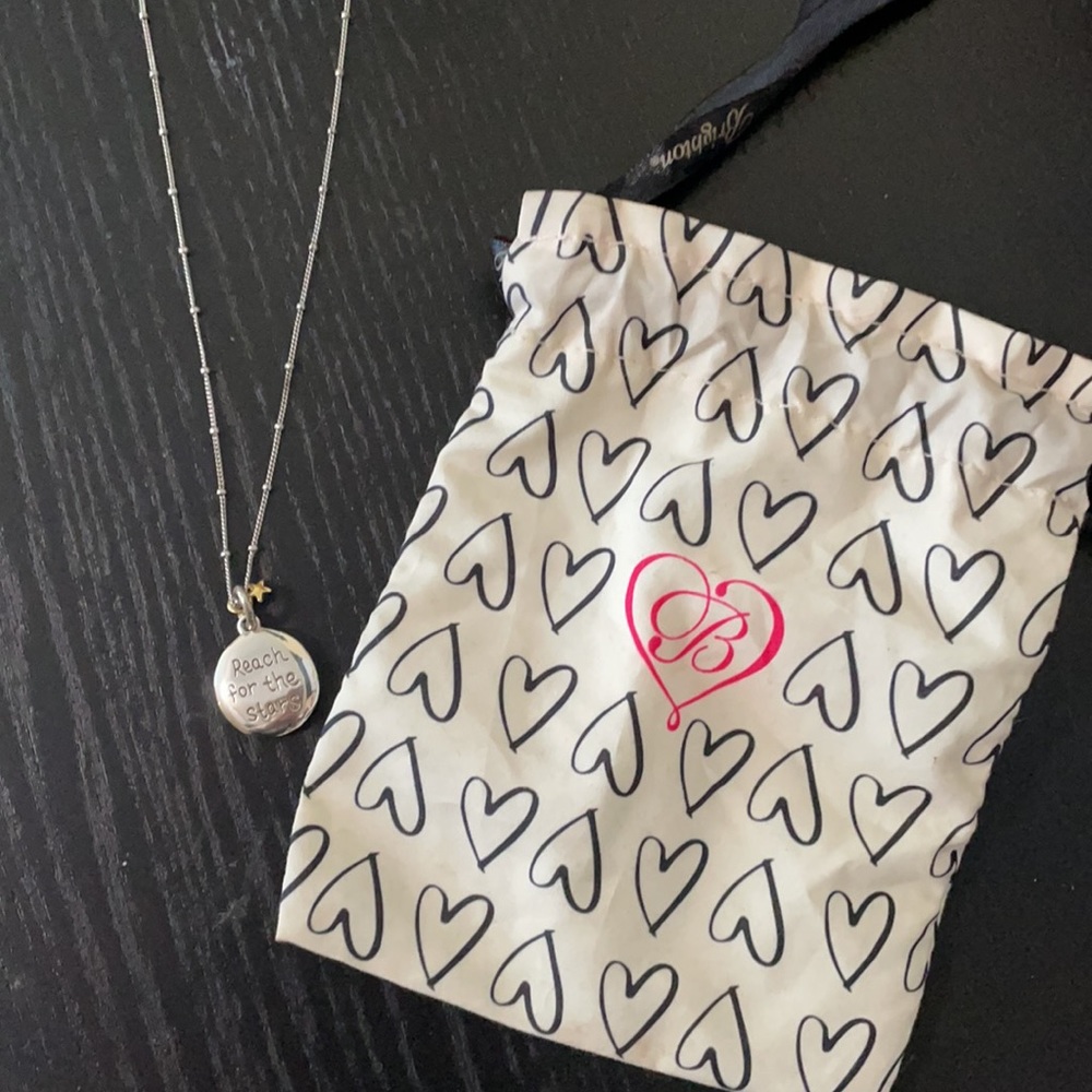 BNWT Brighton Teach For The Stars Necklace in original bag gold and silver